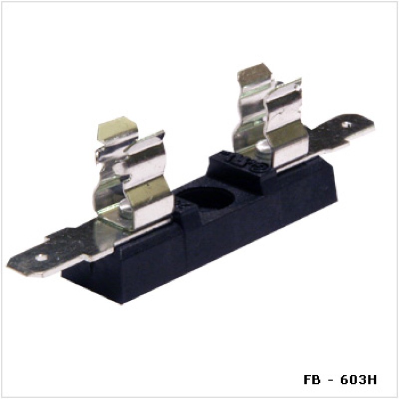 Para fusible tubular Ø6.3mm